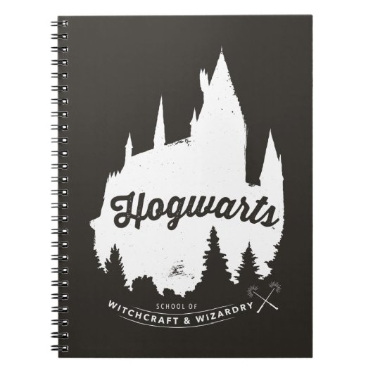 Carnet Harry Potter | Typographie du château HOGWARTS™ (Devant)