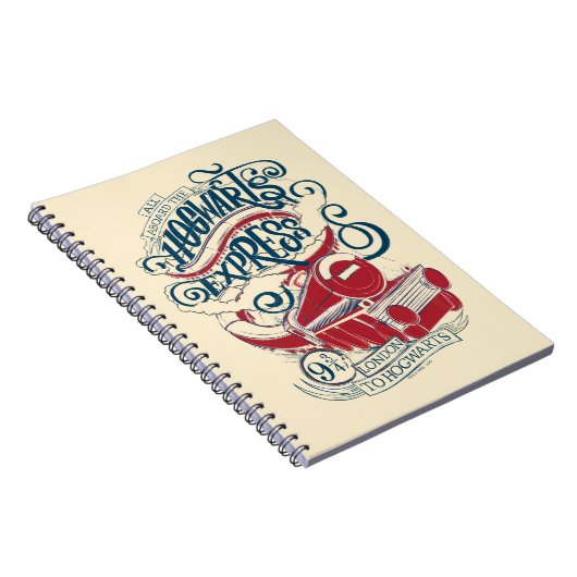 Carnet Harry Potter | Typographie Express Hogwarts (Côté Droit)