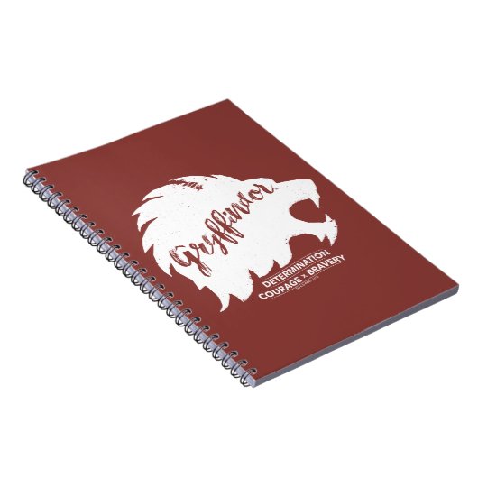 Carnet Harry Potter | Typographie Silhouette GRYFFINDOR™ (Côté Droit)