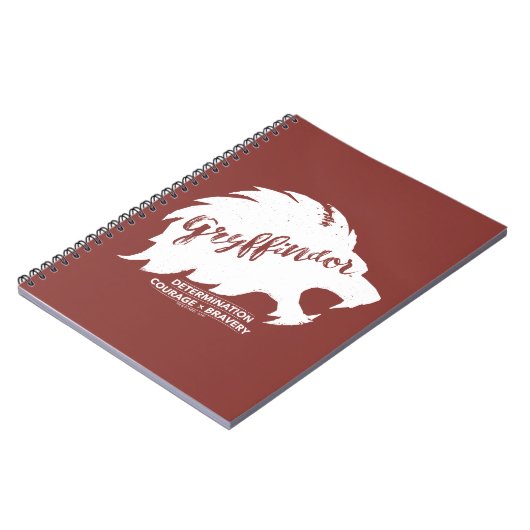 Carnet Harry Potter | Typographie Silhouette GRYFFINDOR™ (Côté gauche)