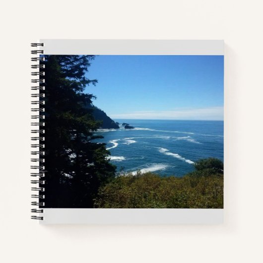 Carnet Hart's Cove, côte de l'Oregon (Devant)