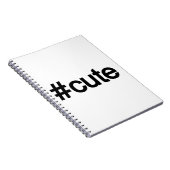 Carnet Hashtag # Cute (Côté Droit)