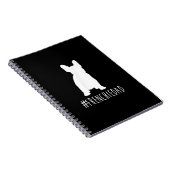 Carnet hashtag frenchie dad | cadeau de papa bulldog (Côté Droit)