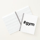 Carnet Hashtag salle de sport (Intérieur)