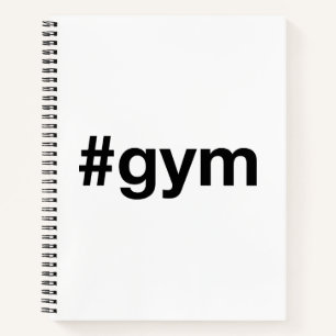 Carnet Hashtag salle de sport