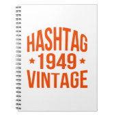 Carnet Hashtag Vintage 1949 (Devant)