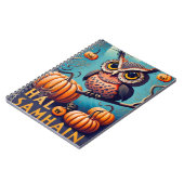 Carnet Haunted Hoots Owl et Halloween Citrouille (Côté gauche)