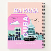 Carnet Havana Cuba Pink Travel Art (Dos)