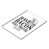 Carnet Have Bacon Will Travel (Côté gauche)