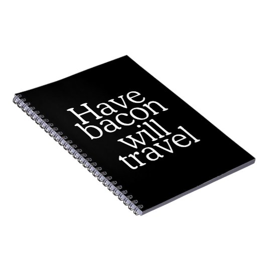 Carnet Have Bacon Will Travel (Côté Droit)