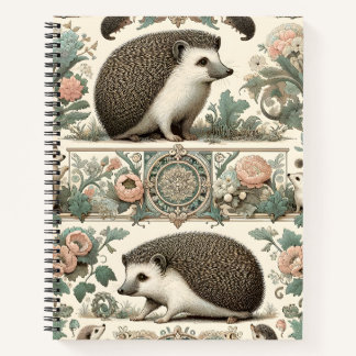 Carnet Haven de Hérisson Whimsical : Floral victorien