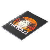 Carnet Hawaii Palm Trees Vintages Summer Beach (Côté gauche)