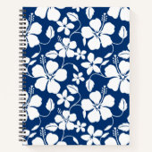 CARNET HAWAIIAN HULA (HIBISCUS) NAVY (Devant)