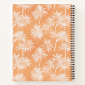 Carnet Hawaiian Palm Tree Silhouette Motif Tacao ID1093 (Dos)