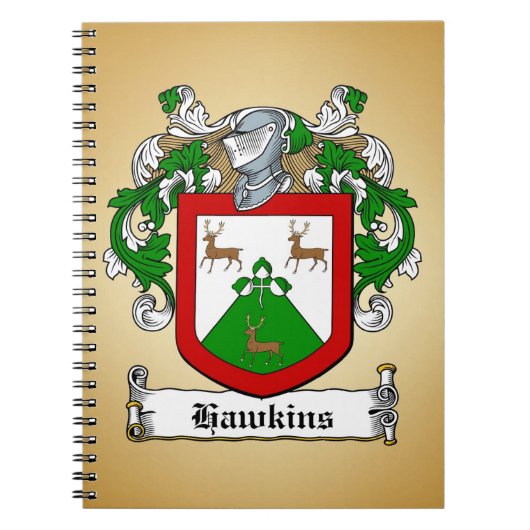 Carnet Hawkins Coat of Arms (Devant)