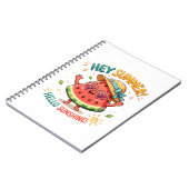 Carnet Hé été Bonjour Soleil Pastèque (Côté gauche)