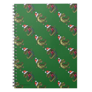 Carnet Heads and Tails Solive TRex Green Pattern