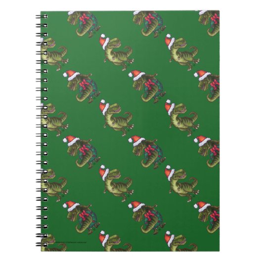 Carnet Heads and Tails Solive TRex Green Pattern (Devant)