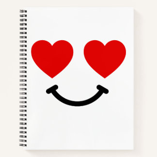 Carnet heart eyes Notebook