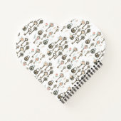 Carnet heart key (Dos)
