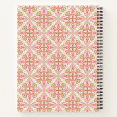 Carnet Heart Pattern Notebook – Customize Interior Pages (Dos)