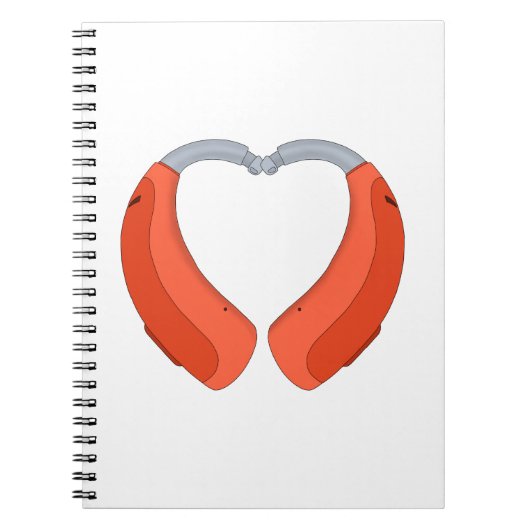 Carnet Heart Shaped Hearing Aid (Devant)
