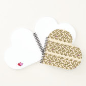 Carnet Heart-Shaped Leaf Pattern Spiral Notebook (Intérieur)