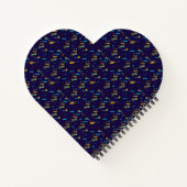 Carnet Heart-shaped notebook with a spiral binding  (Dos)