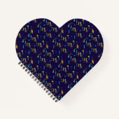 Carnet Heart-shaped notebook with a spiral binding  (Devant)
