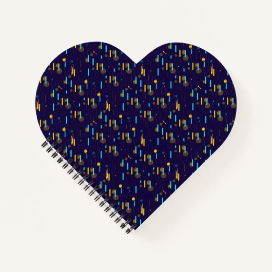 Carnet Heart-shaped notebook with a spiral binding  (Devant)