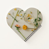 Carnet Heart Shaped Spiral Bound Notebook (Dos)