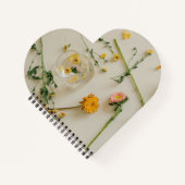 Carnet Heart Shaped Spiral Bound Notebook (Devant)