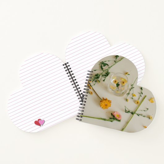 Carnet Heart Shaped Spiral Bound Notebook (Intérieur)