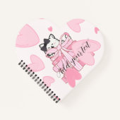 Carnet Heart Shaped Spiral Notebook – Customize Your Love (Devant)