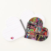 Carnet Heart Shaped Spiral Notebook – Urban Fractals (Intérieur)