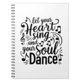 Carnet Heart Sing (Devant)