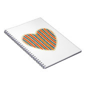 Carnet Heart Stripes (Côté Droit)