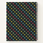 Carnet Heart Yarn Polka Dot Crochet Projets (Dos)