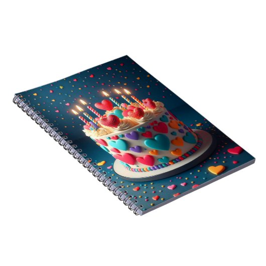 Carnet Hearts Birth Cake (Côté Droit)