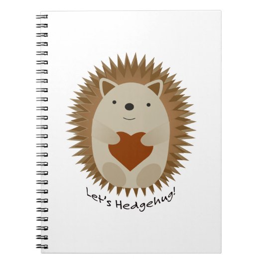 Carnet Hedgehug Hedgehog (Devant)