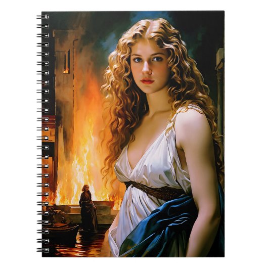 Carnet "Helen, La beauté d’un spartiate, Le feu de Troy" (Devant)