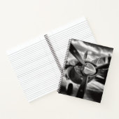 Carnet Hélice d'avion Noir et Blanc (Intérieur)