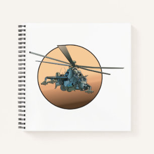 Carnet Hélicoptère de dessin