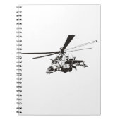 Carnet Hélicoptère de dessin animé "Hind" (Devant)