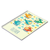 Carnet Hélicoptères de dessin animé mignons (Côté gauche)