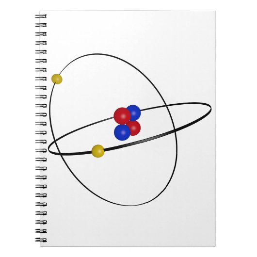 Carnet Helium Atom (Devant)