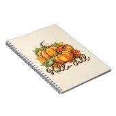 Carnet Hello Fall - Cosy Citrouille Patch (Côté Droit)