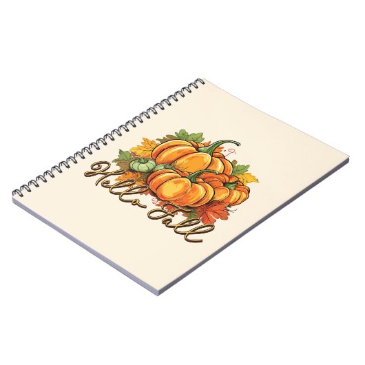 Carnet Hello Fall - Cosy Citrouille Patch (Côté gauche)