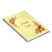 Carnet Hello Fall Watercolor Cosy (Côté Droit)