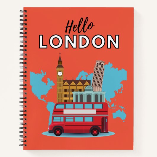 Carnet Hello London (Devant)